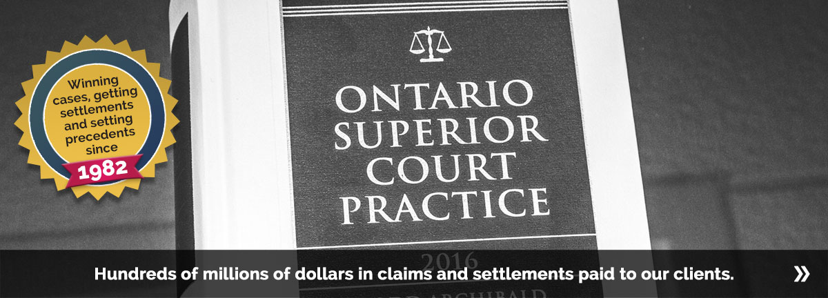 Hundreds of millions of dollars in claims and settlements paid to our clients.